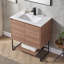 Ensemble de meuble-lavabo simple autoportant 30 po avec tablette Deidree