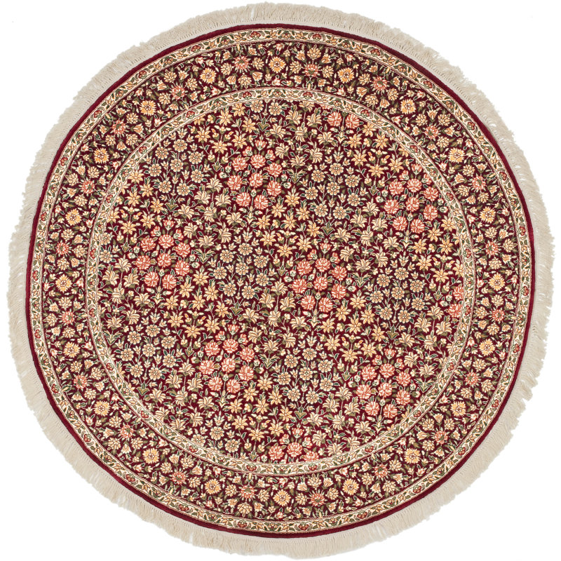 Tapis en laine Royal Kerman, Rond 8 pi