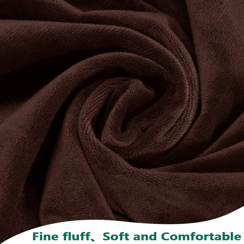 Housse pour canapé de coin Elastic, Brun, H 38 po x l 58 po x P 43 po