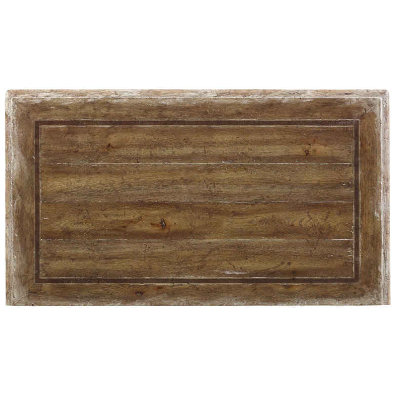 Beige and Brown Traditional 3-Drawer Nightstand