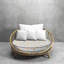Decorative Indoor Outdoor Waterproof Round Cushion Cover, Patio UV Resistant Seat Cushion Cover-761700616