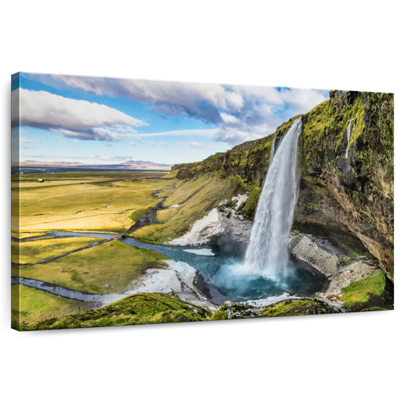Alvord Seljalandsfoss Waterfall I, H 16 po x l 24 po
