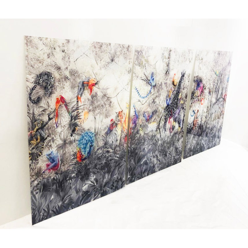 Art mural Nicolette Mayer Arcadia Triptych