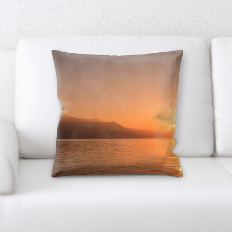 Coussin coucher de soleil