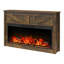 Wide Modern Farmhouse Mantel with Electric Fireplace-88293516