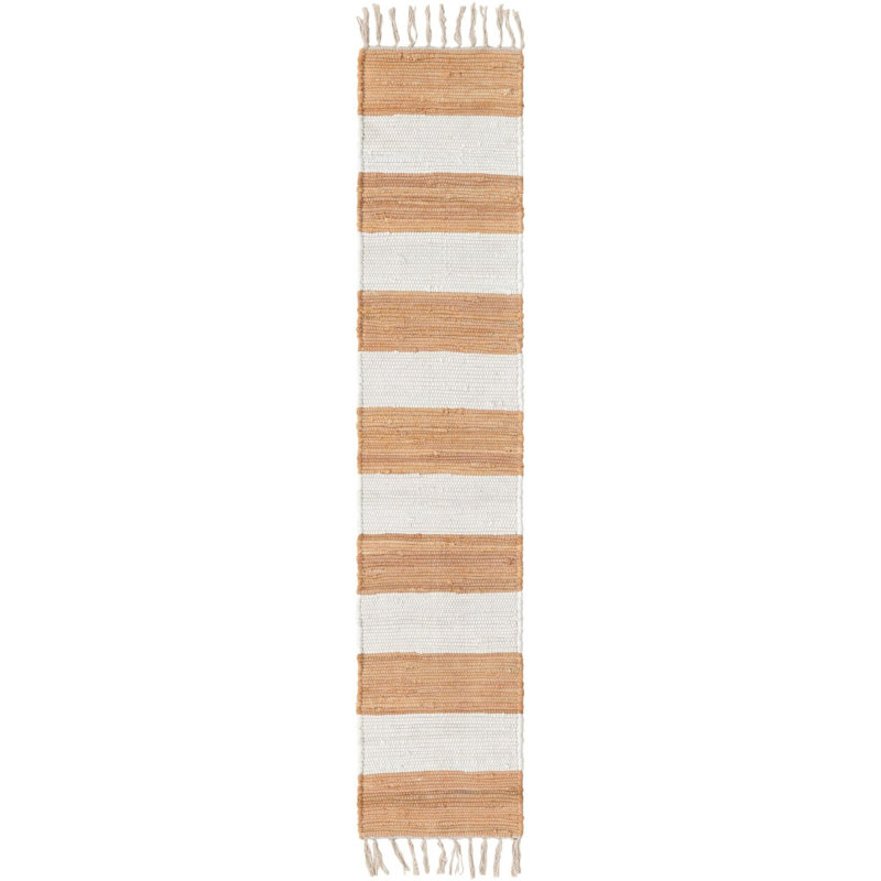 Tapis de couloir en coton Carlotta, Tapis de couloir 1 pi 2 po x 5 pi 1 po