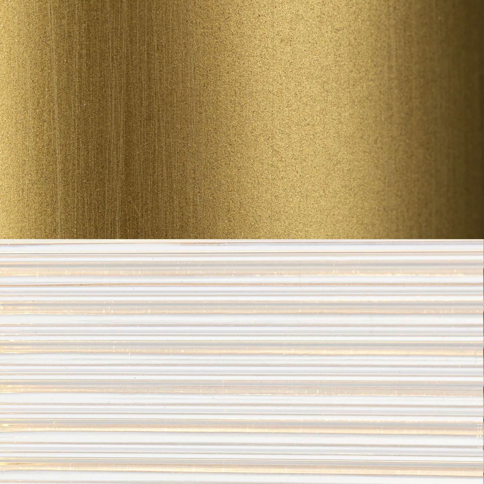 4-Light Chandelier, Brushed Gold
