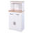 49"Tall Kitchen Hutch Cabinet with 2 Drawers,Adjustable Shelves,