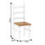 4 - Person Pine Solid Wood Dining Set-1023016451-1023016448