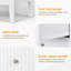 Commode 6 tiroirs avec miroir lumineux-1115395364