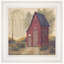 «Folk Art Outhouse II» par Pam Britton, reproduction encadrée prête à accrocher, cadre blanc-743444851-743444860