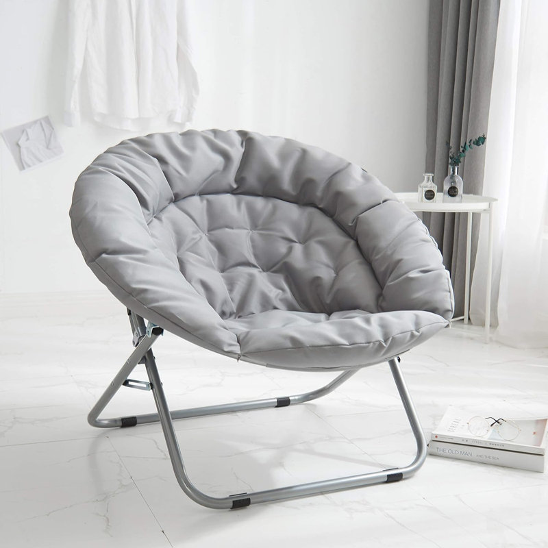Upholstered Accent Chair, Gray