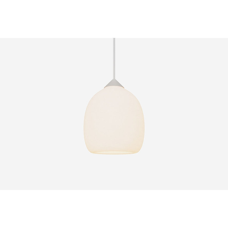 Gulp Pendant Light, Stone, 12.5'' H x 6.97'' W x 6.97'' D, Black