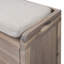 Banc de rangement avec panier amovible et 2 tiroirs-362938680