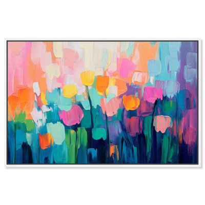Art Remedy Floral Abstracts Canvas Expressive Blooms II