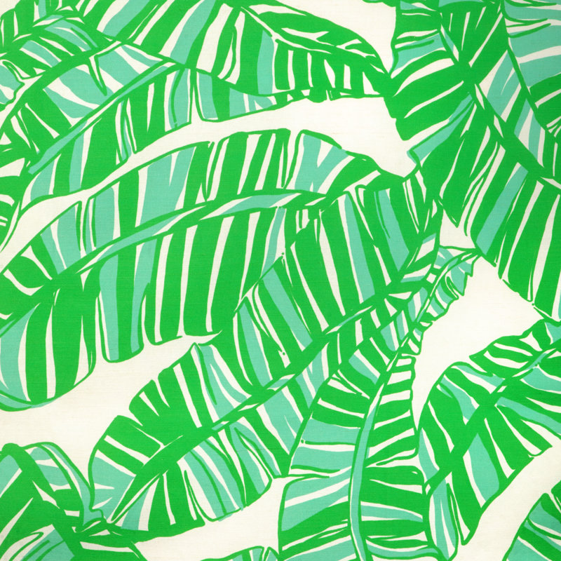 Lilly Pulitzer Go Bananas, White/Green