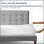 Protège-matelas imperméable avec fermeture à glissière avec dessus en éponge, respirant, confortable, lavable à la machine-1279101971