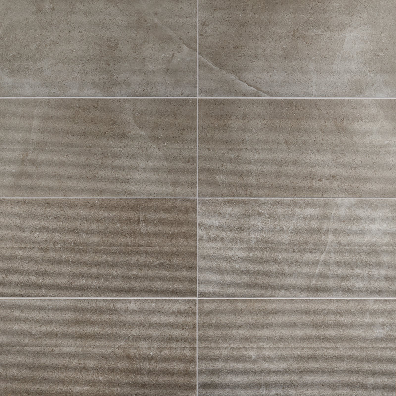 Carreau de porcelaine 11,69 po x 23,5 po Bond Tile Iris, Tortora
