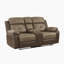 Causeuse inclinable en microfibre transitionnelle double 73 po Exzavion