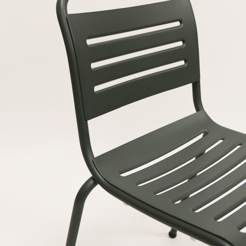 Chaise d'appoint d'extérieur en aluminium Ace, Gray