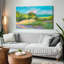 «Blue Grass Breeze II» par - Peinture-1134957450-1134957449