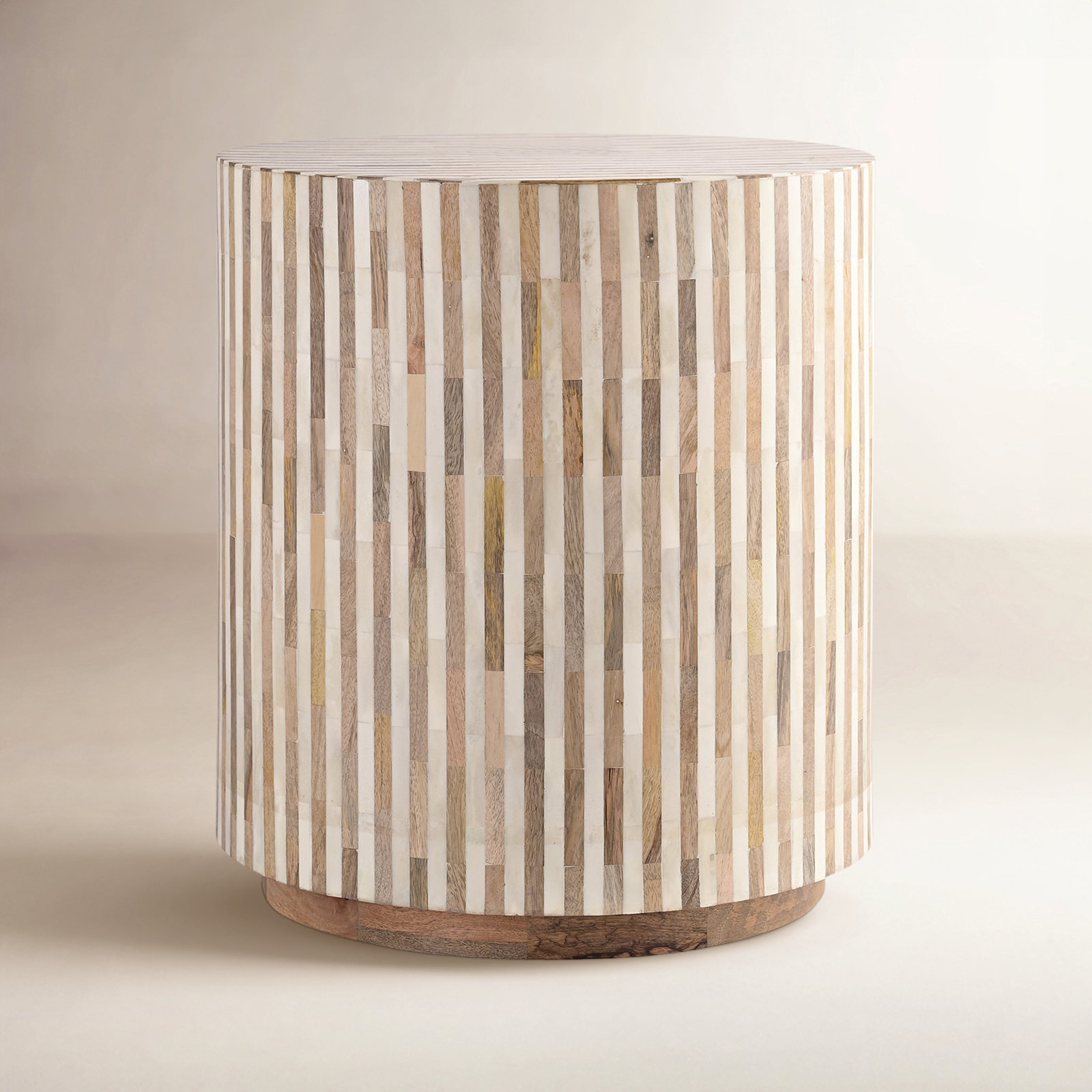 Demson End Table, Tan