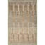 Contemporary, Stuart Street Collection Hand Knotted Wool Striped Area Rug in Brown