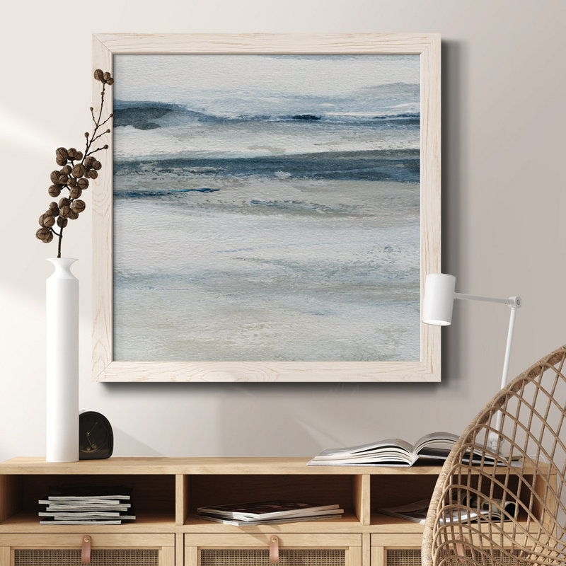 " Boho Cacti II " Painting Print, 20" H x 20" W x 1.5" D, White Framed