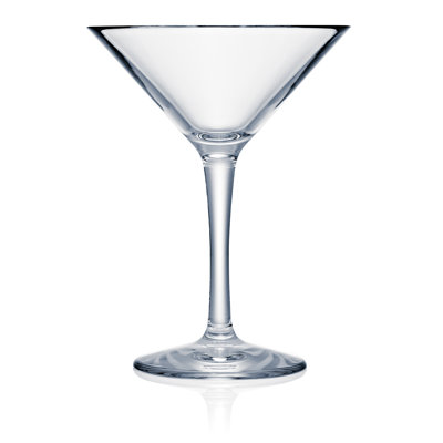 DESIGN STRAHL Polycarbonate Plastic Martini Glass