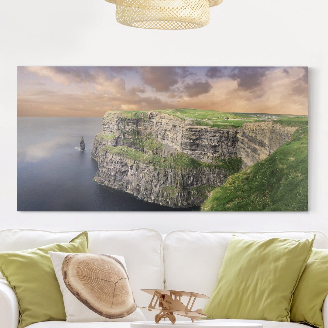 Leinwandbild Klippen von Moher