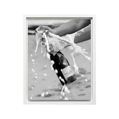Bouteille de champagne Popping