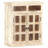 Tyreese Sideboard White 25.6" x 11.8" x 29.5" Solid Mango Wood