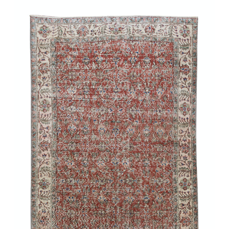 Chemin de table turc Tapis rétro noué à la main pour le couloir