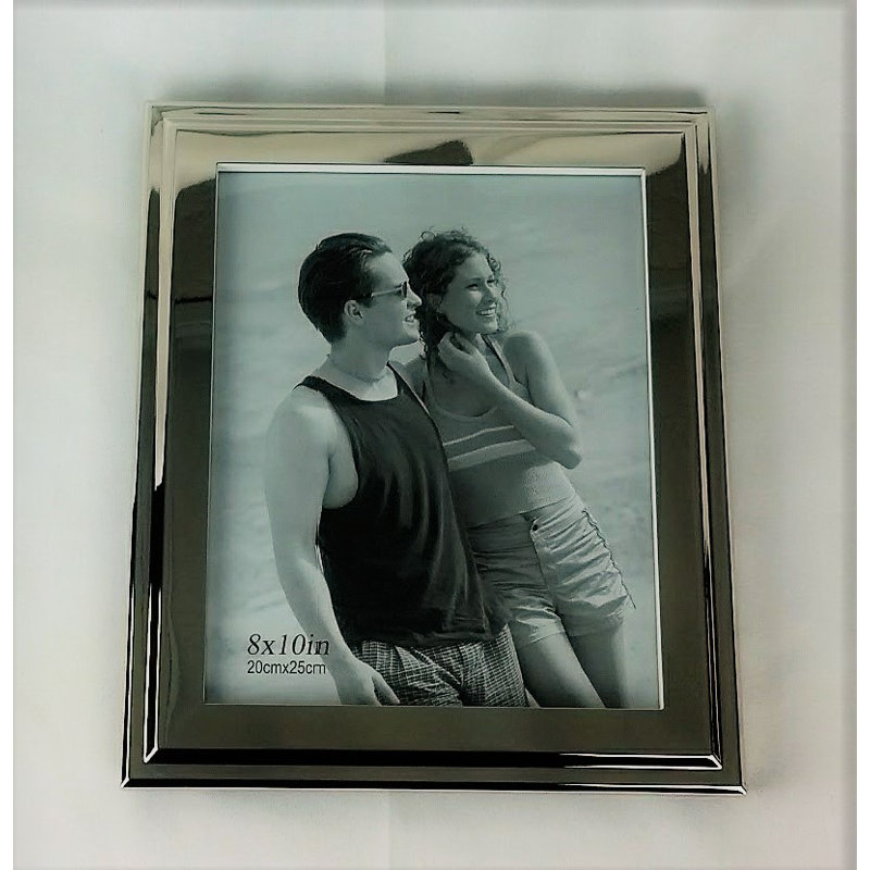 Litzy Silver Metal Picture Frame, 8" x 10"