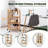 Casale Solid Wood Bar Cart