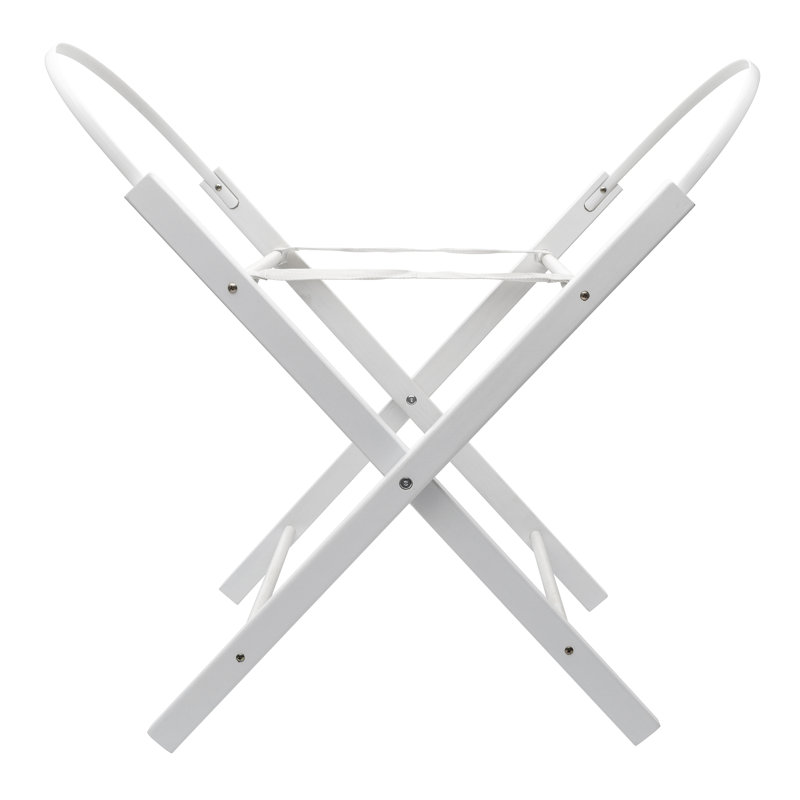 Moses Basket Stand, White