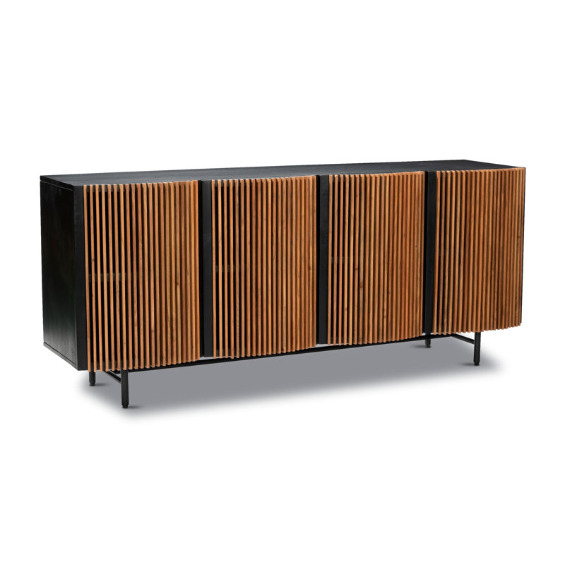 Buffet 70 "Sumi, Noir/noyer