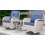Ensemble de chaises berçantes en rotin et osier Gaetanino-2117752582