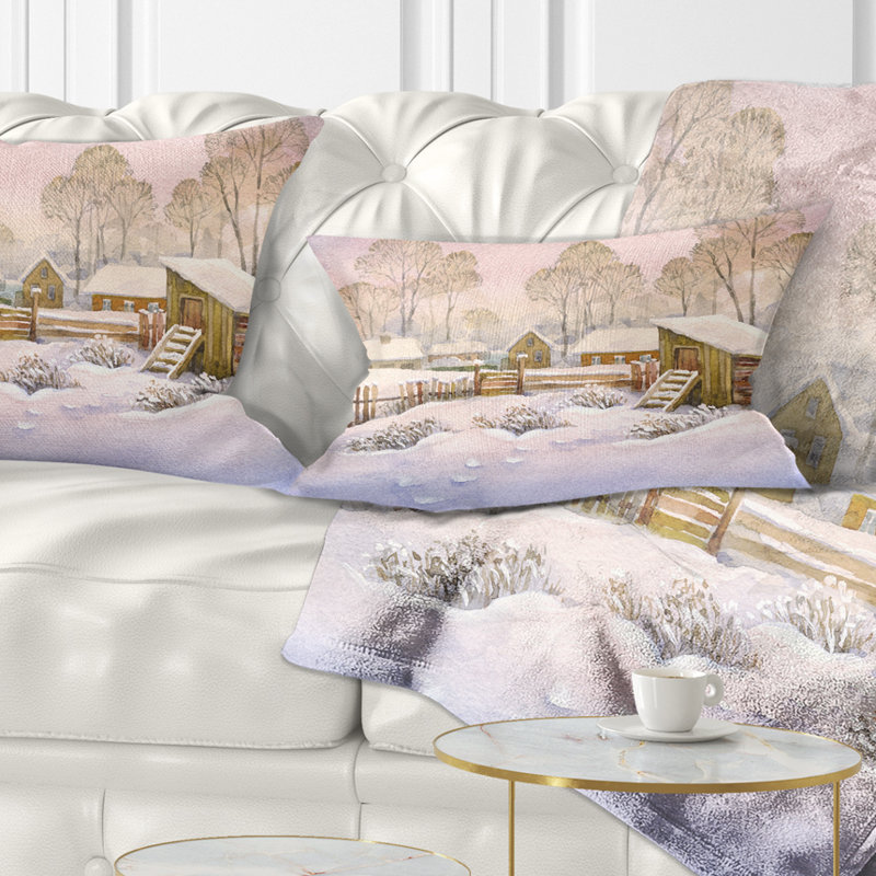 Coussin Old Winter Village