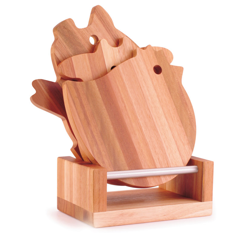 Ensemble de planche à découper en bois 3 pièces origin