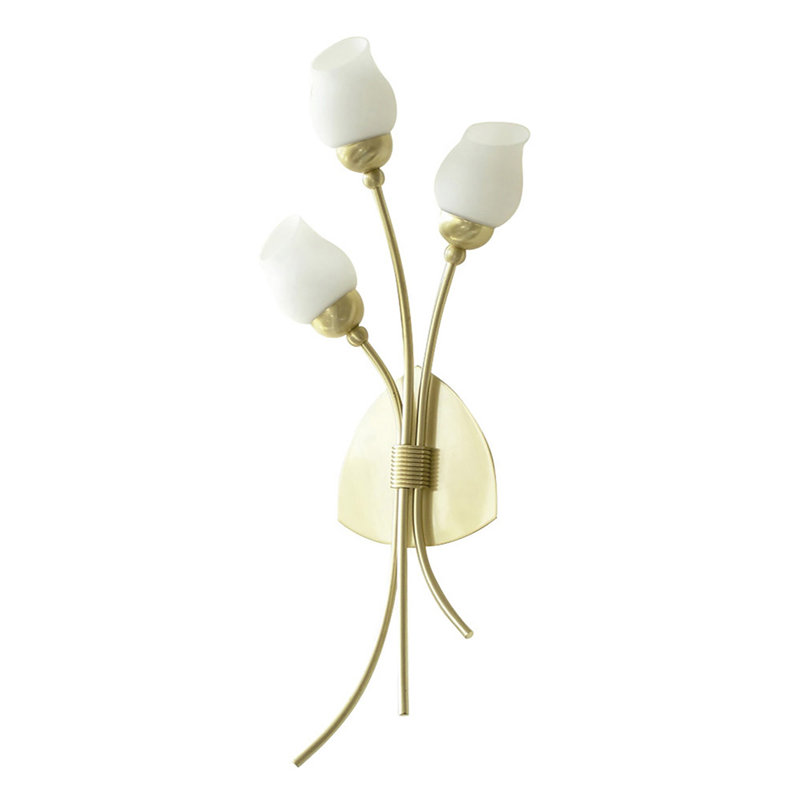 Kissinger 3-Light Dimmable Wallchiere, Brass