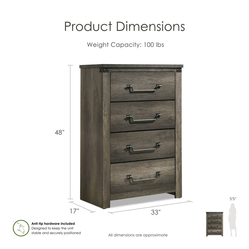 Brien 4-Drawer Chest