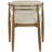 Riccio Vegan Leather Upholstered Dining Arm Chair-27620710-6766398