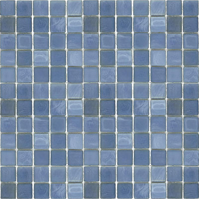 Bayamo 5/8" x 5/8" Glass Mosaic