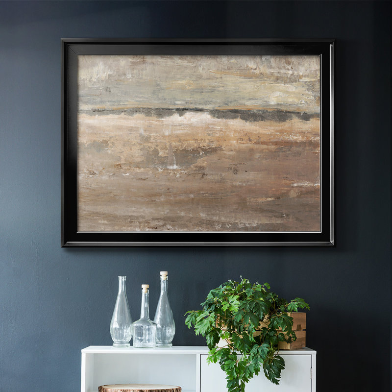 «Early Evening Light II», toile tendue avec châssis, H 18 po x l 26 po x P 1,5 po, Noir