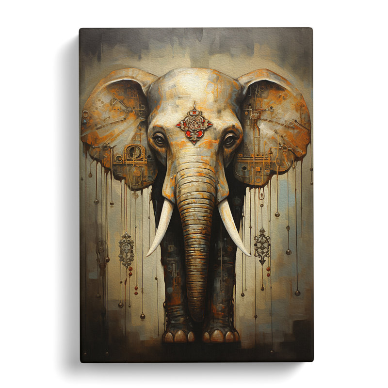 Elephant Symbolism - Wrapped Canvas
