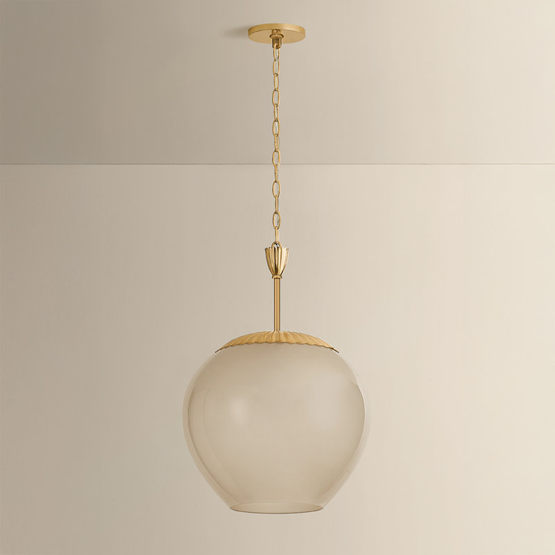 Gilda 1-Light Round Pendant, 15.25