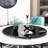 36 Inch Round Black Tempered Glass Table Top, 1/2 Thick Beveled Edge, Heat And Impact , Good For Office Dining Tables Top With Polished Wear- Easy To Maintain, Ideal Coffee-299307114