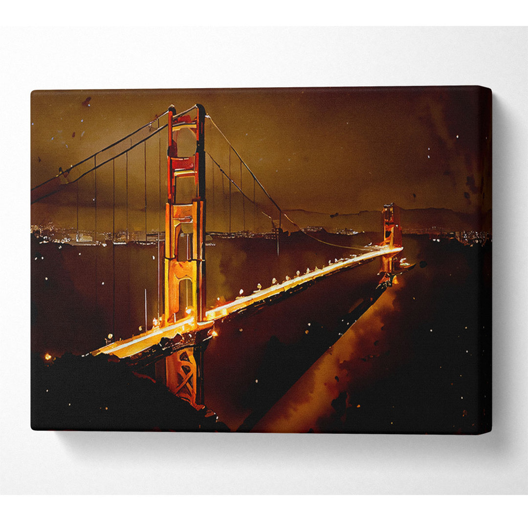 Kunstdruck Golden Gate Bridge Nights