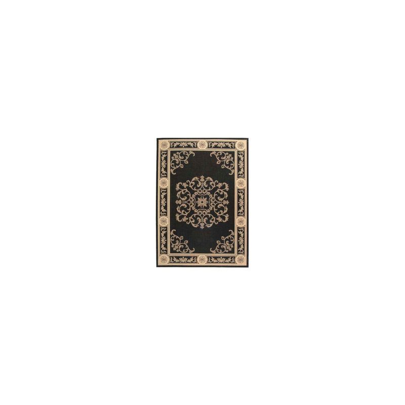 Tapis oriental d'intérieur / extérieur Galena Performance, Rectangle 6 pi 7 po x 9 pi 6 po